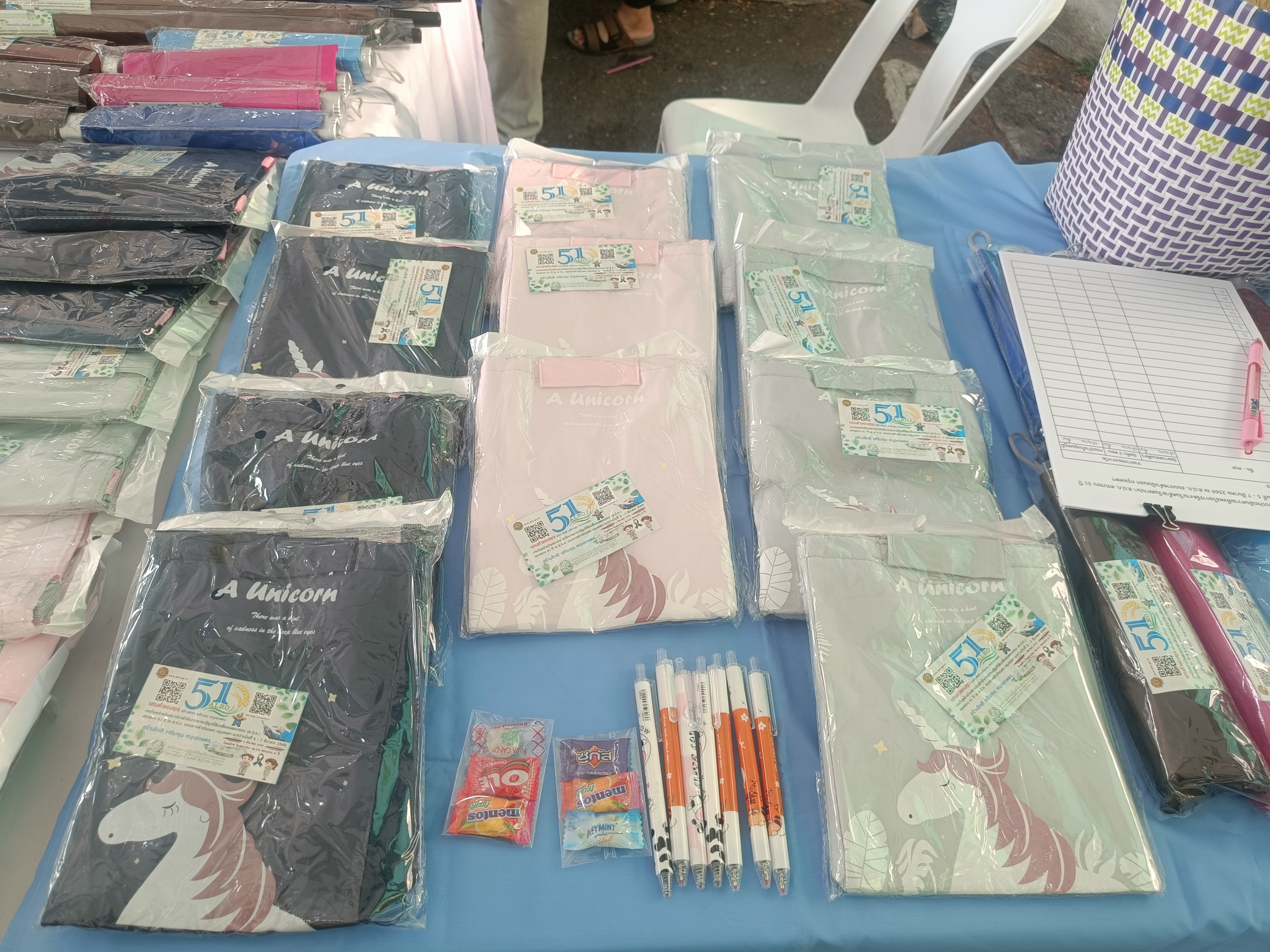 title - คณะทำงานฝ่ายติดตามประเมินผลการจัดงาน วันคล้ายวันสถาปนาสำนักงานการปฏิรูปที่ดินเพื่อเกษตรกรรม (ส.ป.ก.) ครบรอบ 51 ปี เปิดตั้งจุดให้ผู้ร่วมงานได้ร่วมสนุก เล่นเกมส์ และตอบแบบประเมินผลการจัดงาน ผ่านระบบออนไลน์